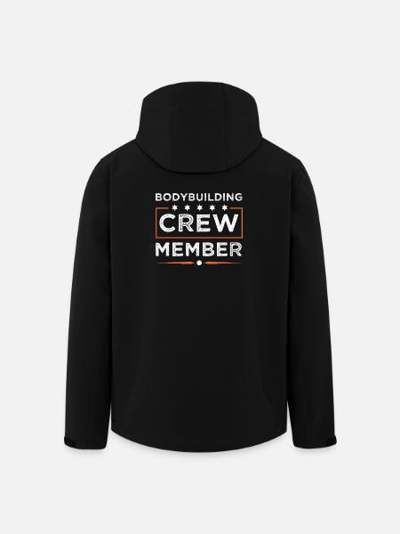 Bodybuilding Crew - Recycelte Männer Softshell-Jacke von Stanley/Stella - Schwarz