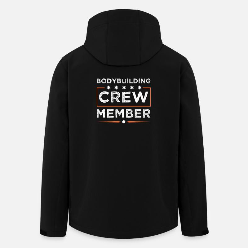 Bodybuilding Crew - Men’s Recycled Softshell Jacket by Stanley/Stella - black