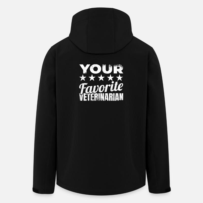 Diction vétérinaire - Veste softshell homme en polyester recyclé Stanley/Stella - noir