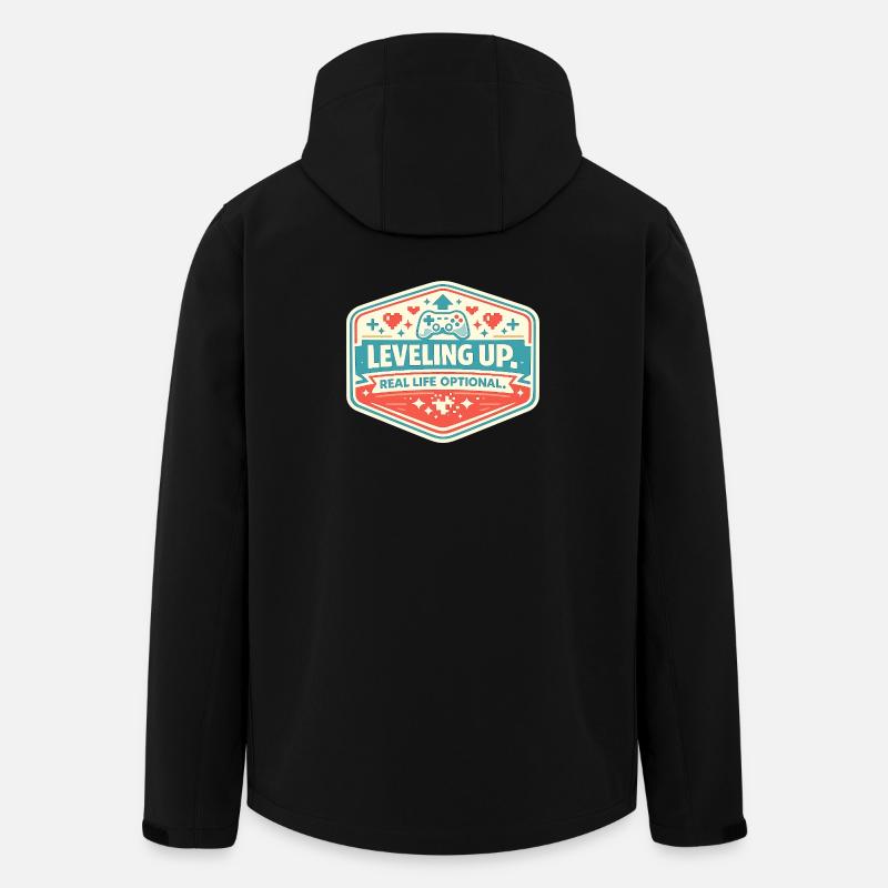 Passez au niveau supérieur - Veste softshell homme en polyester recyclé Stanley/Stella - noir
