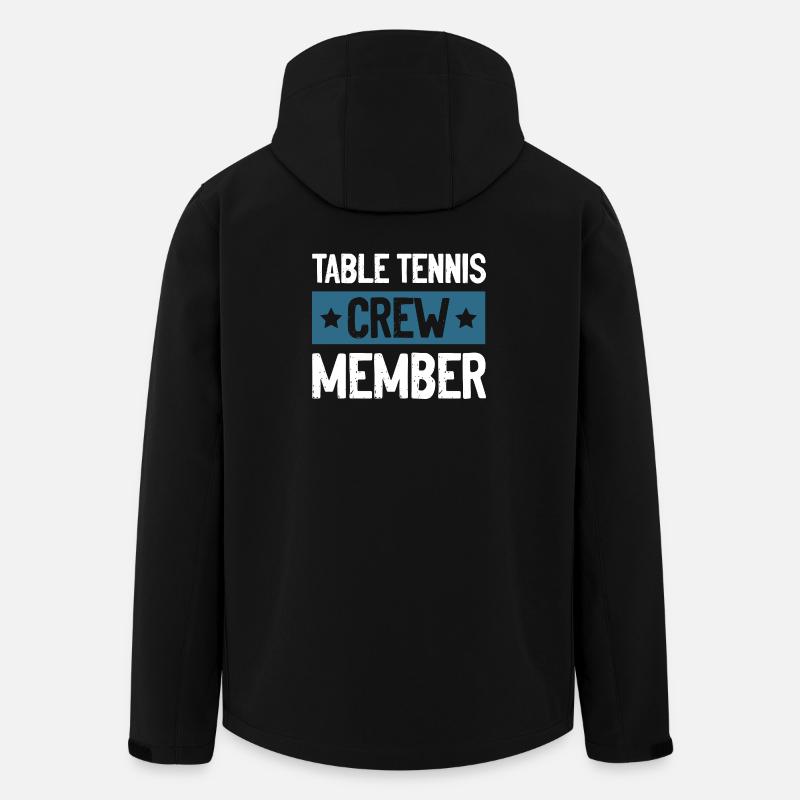 Table Tennis Crew - Men’s Recycled Softshell Jacket by Stanley/Stella - black