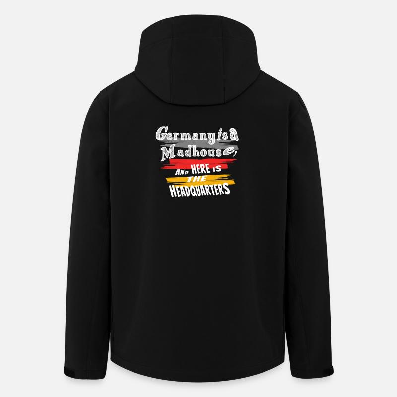 Germany madhouse headquarters - Men’s Recycled Softshell Jacket by Stanley/Stella - black