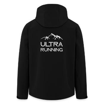 Ultra Running - Veste softshell homme en polyester recyclé Stanley/Stella - noir - Dos - AI Model Male 185 light (185cm)