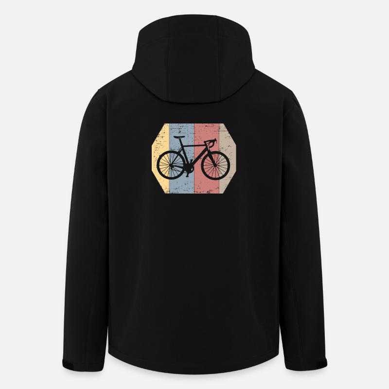 vélo - Veste softshell homme en polyester recyclé Stanley/Stella - noir