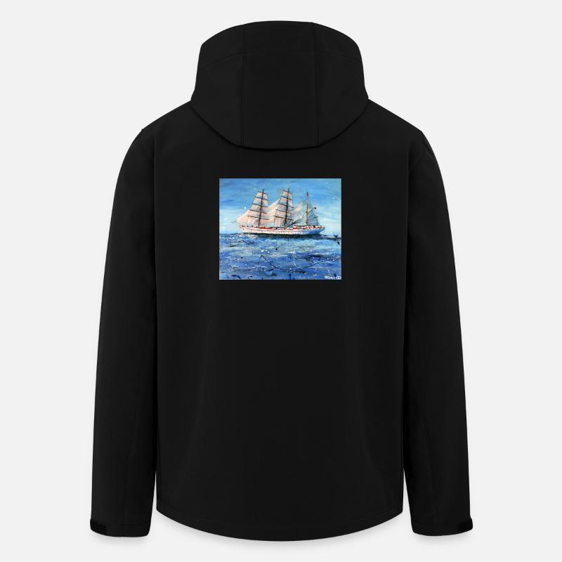 Gorch Fock - Men’s Recycled Softshell Jacket by Stanley/Stella - black