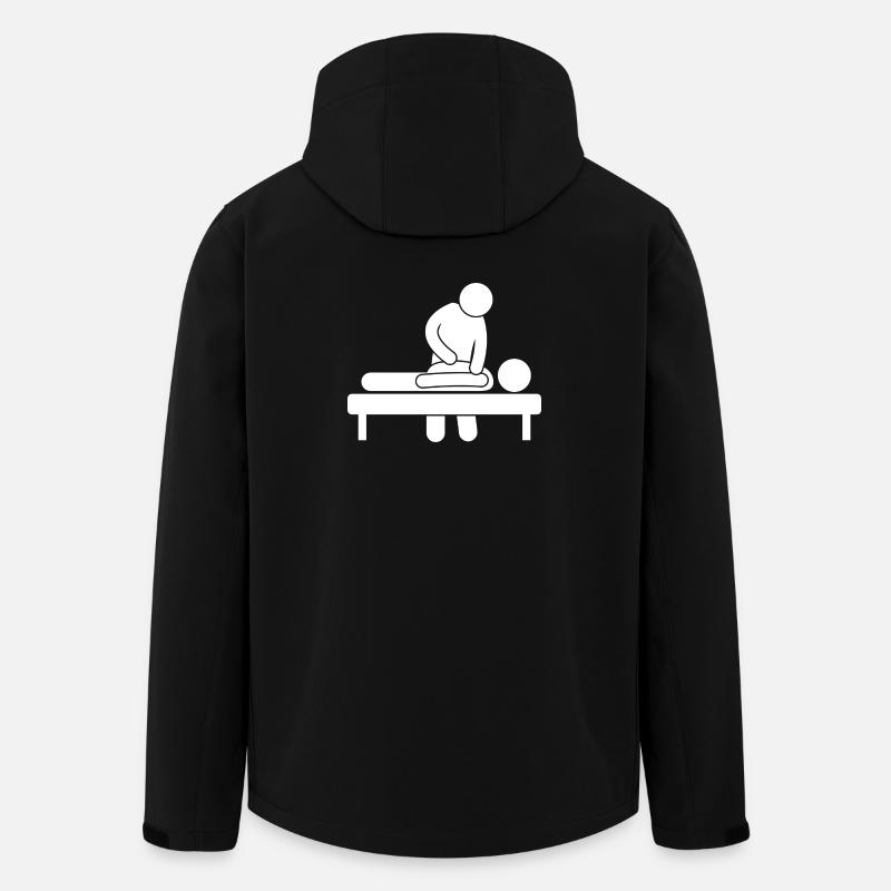 Physiotherapeut Physiotherapeutin Krankengymnast - Recycelte Männer Softshell-Jacke von Stanley/Stella - Schwarz