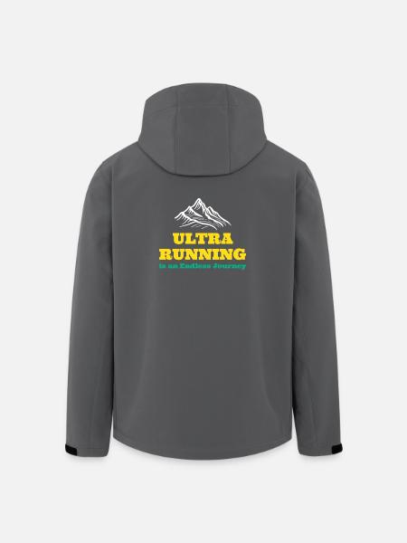 Ultra Running is an Endless Journey - Men’s Recycled Softshell Jacket by Stanley/Stella - black