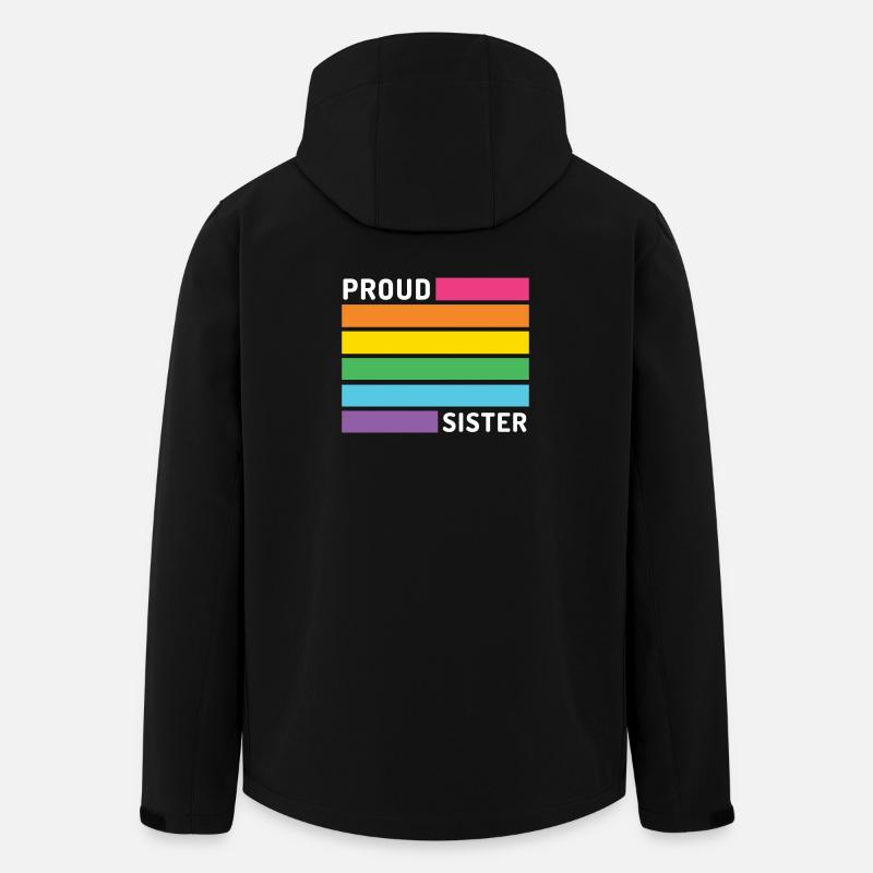 Pride Month LGBT - Stolze Schwester - Recycelte Männer Softshell-Jacke von Stanley/Stella - Schwarz