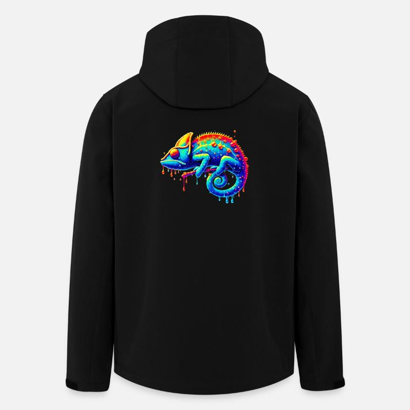Chamäleon - Recycelte Männer Softshell-Jacke von Stanley/Stella - Schwarz