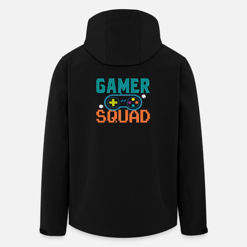 GAMER-Kader - Recycelte Männer Softshell-Jacke von Stanley/Stella - Schwarz