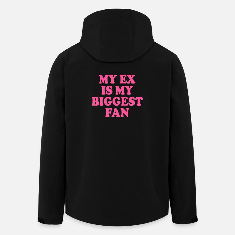 my ex is my biggest fan - Recycelte Männer Softshell-Jacke von Stanley/Stella - Schwarz