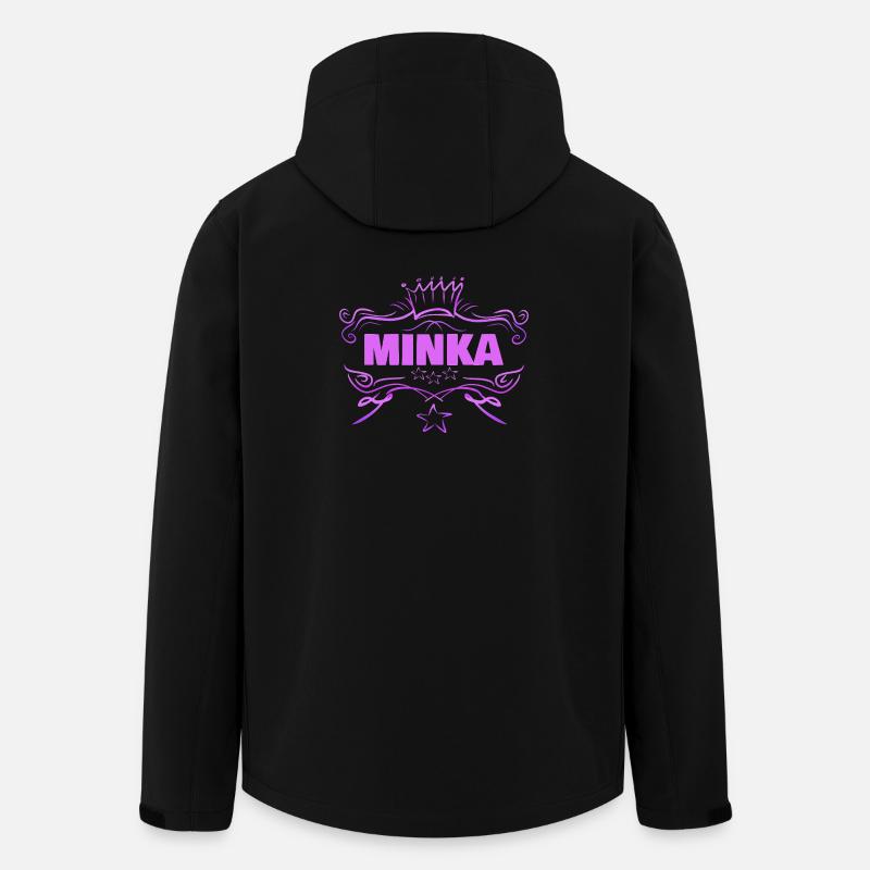 Minka - Veste softshell homme en polyester recyclé Stanley/Stella - noir