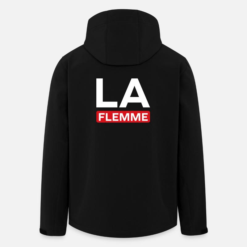 Lazy - Men’s Recycled Softshell Jacket by Stanley/Stella - black