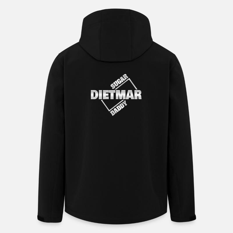 Sugardaddy Dietmar - Recycelte Männer Softshell-Jacke von Stanley/Stella - Schwarz