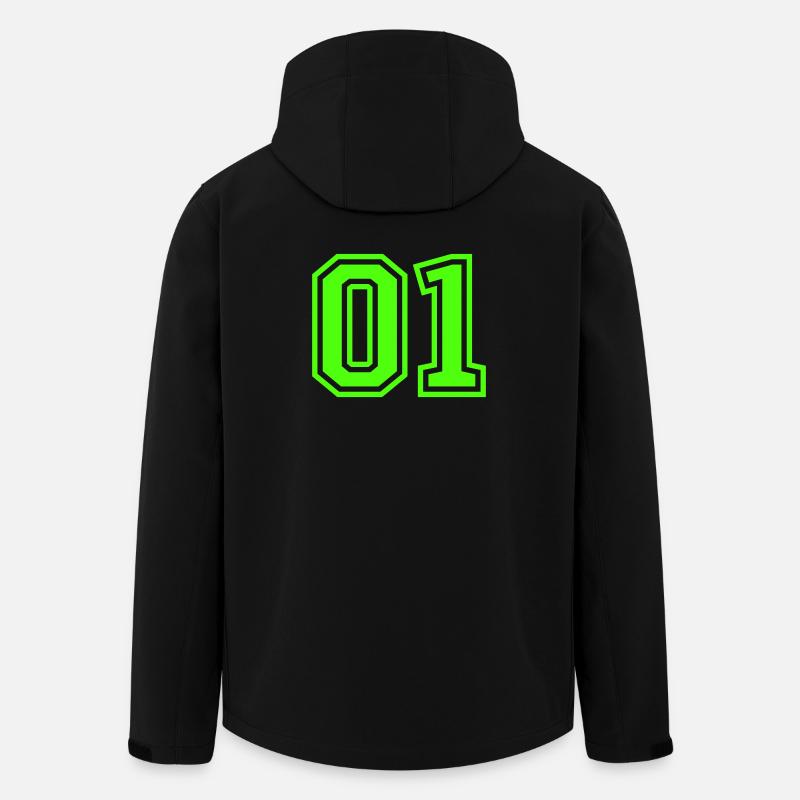 Numéro 01 - Veste softshell homme en polyester recyclé Stanley/Stella - noir