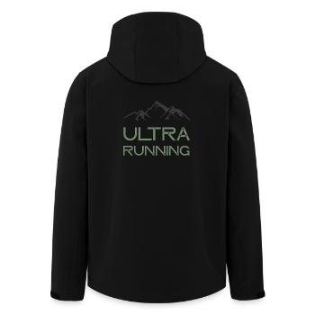 Ultra Running - Veste softshell homme en polyester recyclé Stanley/Stella - noir - Dos - AI Model Male 185 light (185cm)