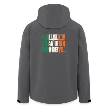 Le plus probable pour faire une citation d’adieu irlandaise - Veste softshell homme en polyester recyclé Stanley/Stella - charbon - Dos - AI Model Male 185 light (185cm)