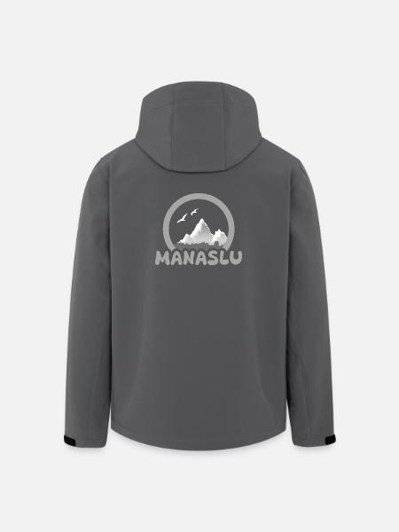 MANASLU - Men’s Recycled Softshell Jacket by Stanley/Stella - black