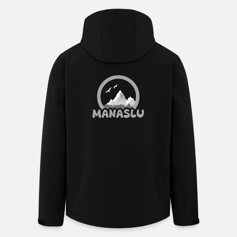 Manaslu - Recycelte Männer Softshell-Jacke von Stanley/Stella - Schwarz