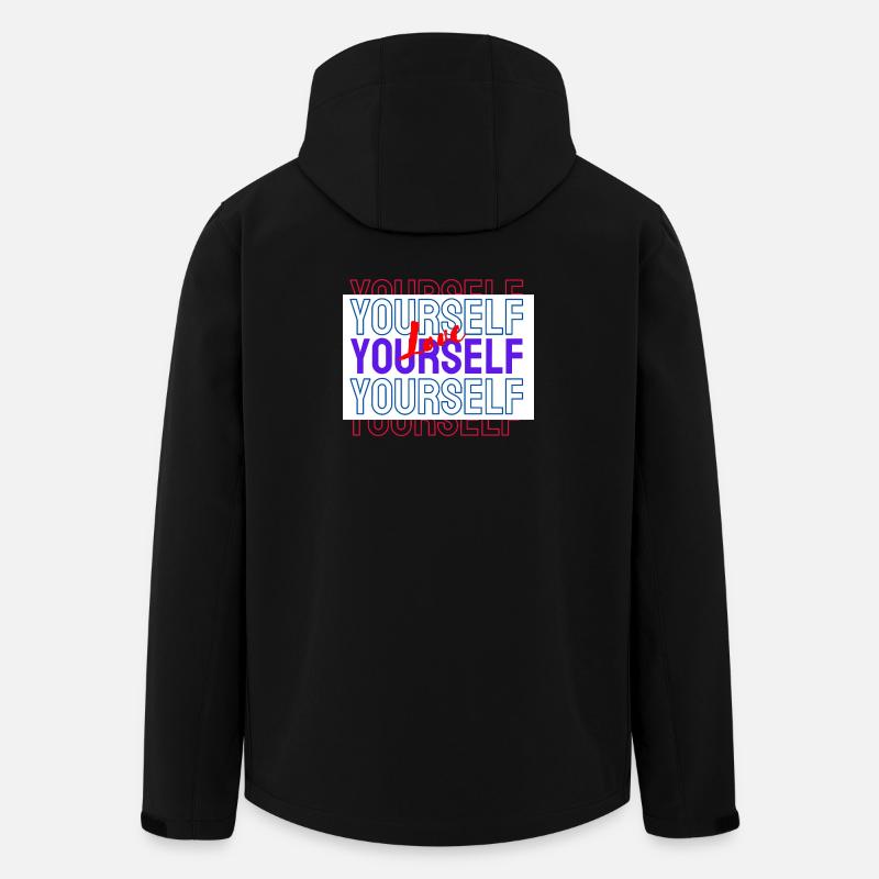 Liebe dich selbst Muster Liebe dich selbst - Recycelte Männer Softshell-Jacke von Stanley/Stella - Schwarz