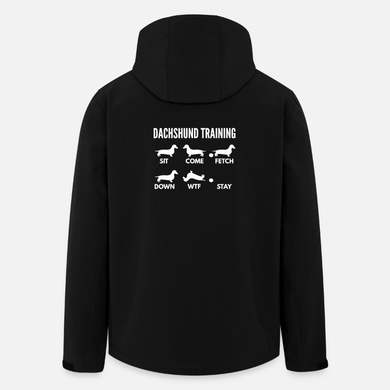 Dackel-Trainingshemd - Recycelte Männer Softshell-Jacke von Stanley/Stella - Schwarz