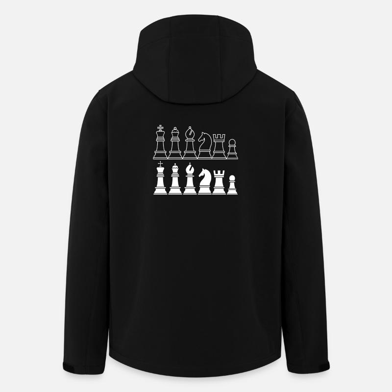 Chess Royal Game - Men’s Recycled Softshell Jacket by Stanley/Stella - black