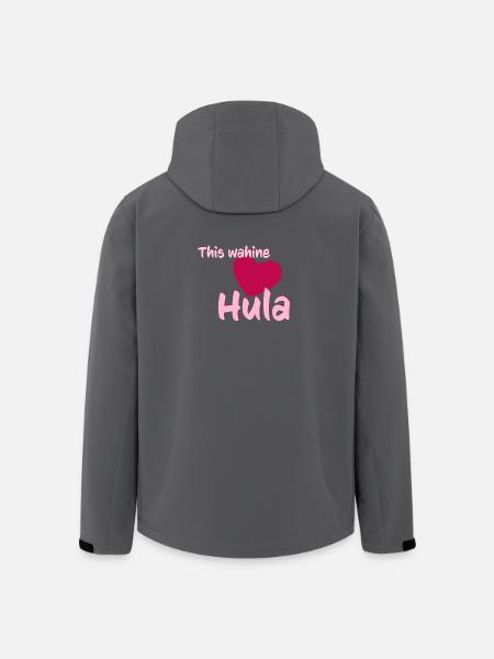 Wahine loves Hula - Men’s Recycled Softshell Jacket by Stanley/Stella - black