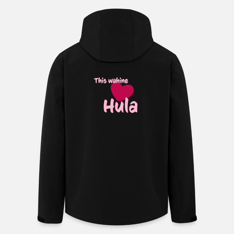 Wahine loves Hula - Recycelte Männer Softshell-Jacke von Stanley/Stella - Schwarz