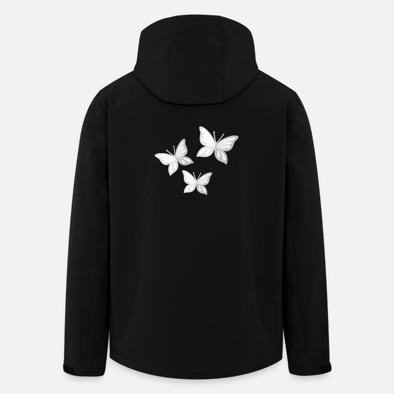 butterfly; Butterfly - Men’s Recycled Softshell Jacket by Stanley/Stella - black