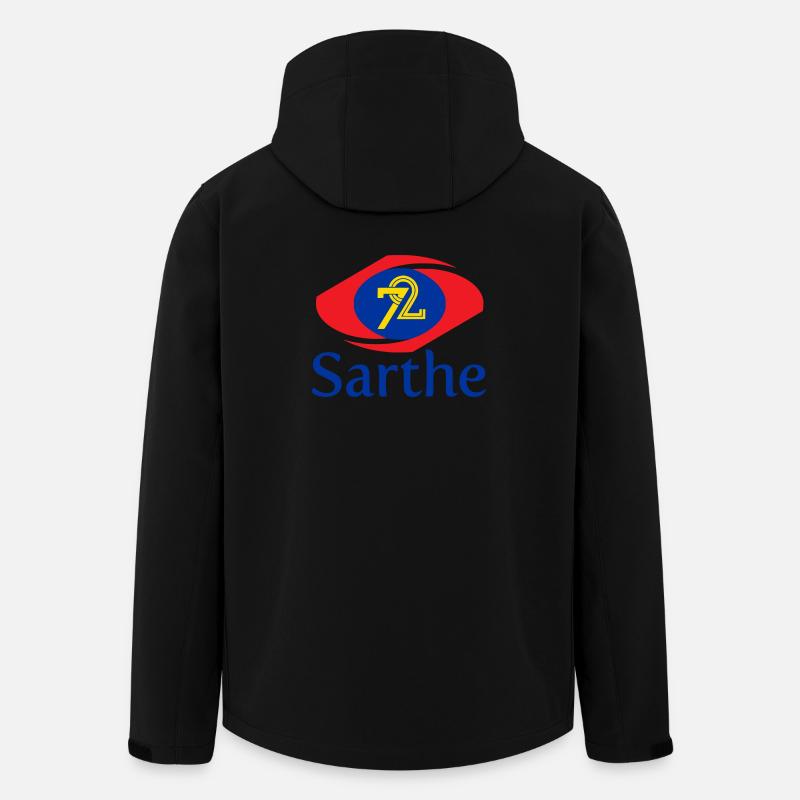 Sarthe - Recycelte Männer Softshell-Jacke von Stanley/Stella - Schwarz