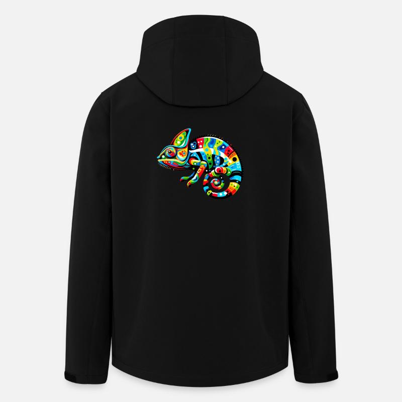 Chamäleon - Recycelte Männer Softshell-Jacke von Stanley/Stella - Schwarz