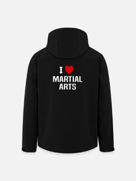 I love martial arts - Men’s Recycled Softshell Jacket by Stanley/Stella - black