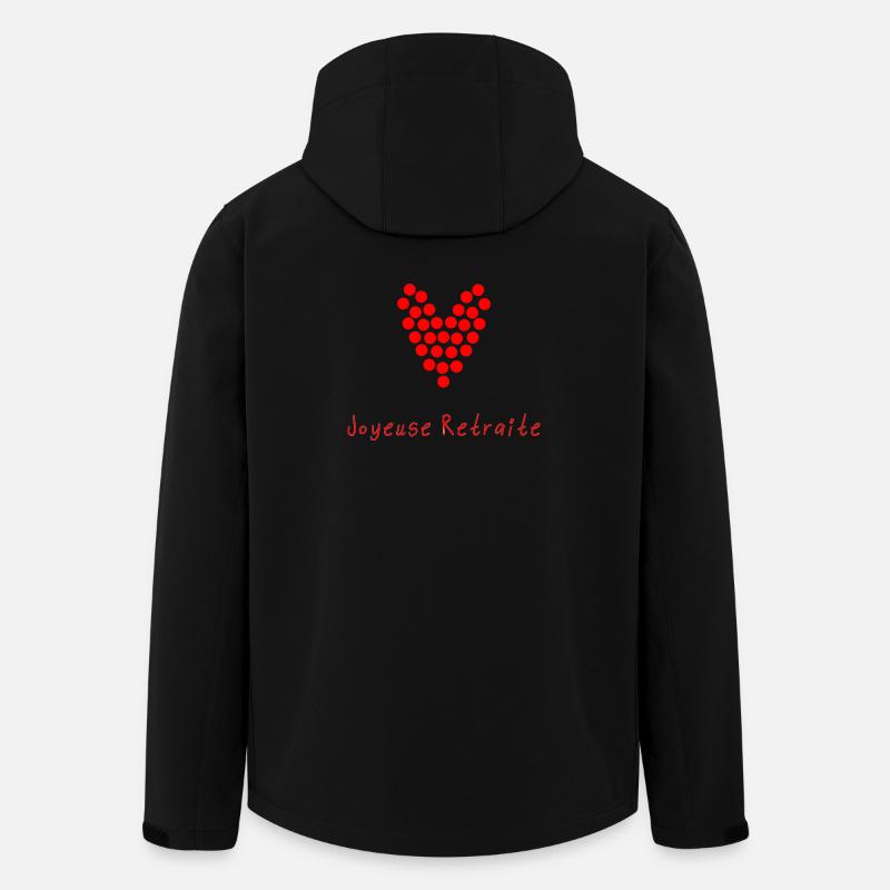RETRAITE. RETRAITE. RETRAITEE. RETRAITE - Veste softshell homme en polyester recyclé Stanley/Stella - noir