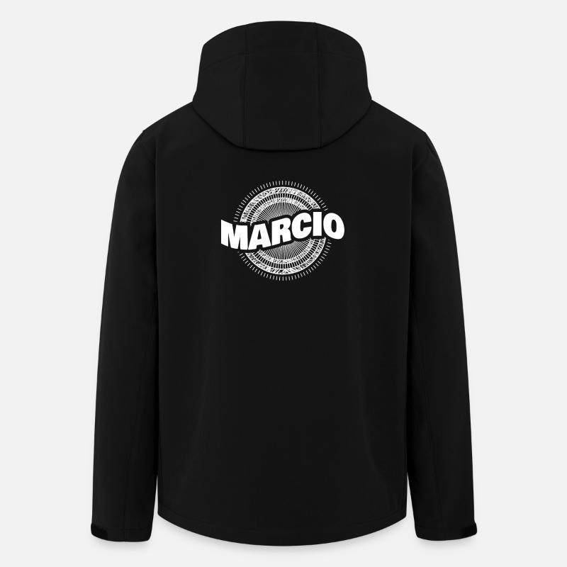 Idée cadeau Marcio - Veste softshell homme en polyester recyclé Stanley/Stella - noir