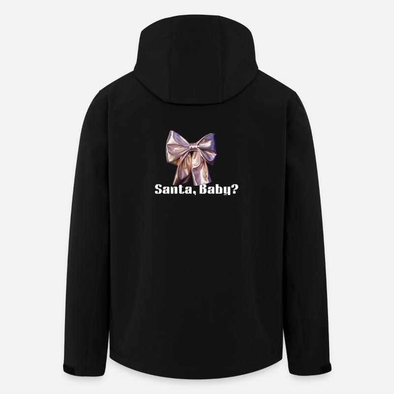 Élégant nœud en satin métallisé - Veste softshell homme en polyester recyclé Stanley/Stella - noir