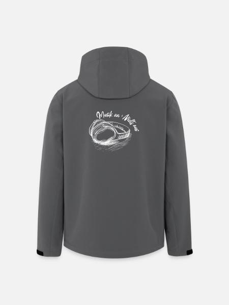 Music on - World off - Men’s Recycled Softshell Jacket by Stanley/Stella - black