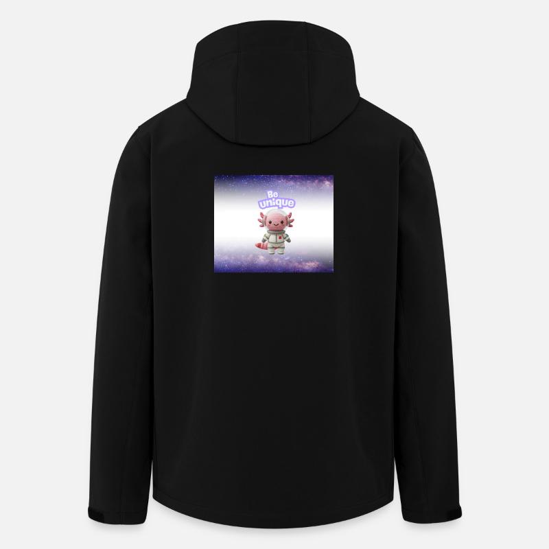 Be Unique Kuschel-Astronaut - Recycelte Männer Softshell-Jacke von Stanley/Stella - Schwarz
