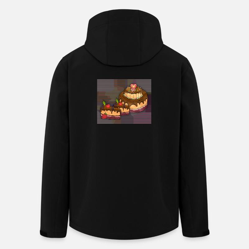 Kuchen - Recycelte Männer Softshell-Jacke von Stanley/Stella - Schwarz
