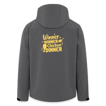 T-shirt Winner Winner Chicken Dinner - Veste softshell homme en polyester recyclé Stanley/Stella - noir - Dos - AI Model Male 185 light (185cm)