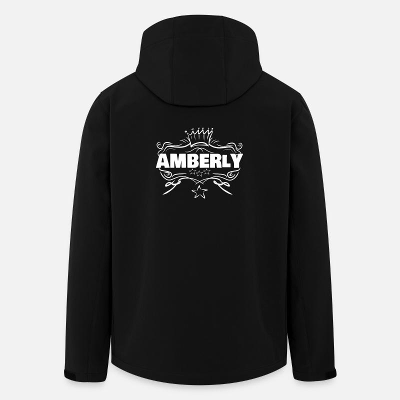 Ambré - Veste softshell homme en polyester recyclé Stanley/Stella - noir