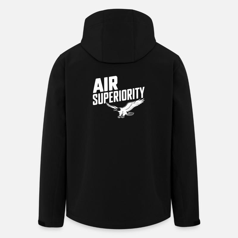 Lufthoheit - Recycelte Männer Softshell-Jacke von Stanley/Stella - Schwarz