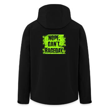 Nope can't raceday Car lover car guy mechanic - Recycelte Männer Softshell-Jacke von Stanley/Stella - Schwarz - Hinten - AI Model Male 185 light (185cm)