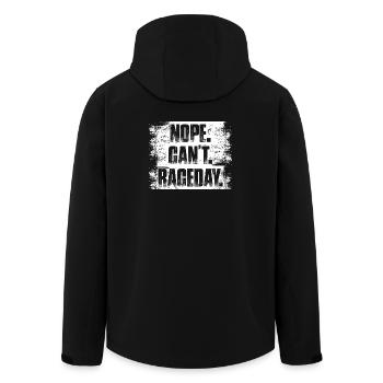 Nope can't raceday Car lover car guy mechanic - Recycelte Männer Softshell-Jacke von Stanley/Stella - Schwarz - Hinten - AI Model Male 185 light (185cm)