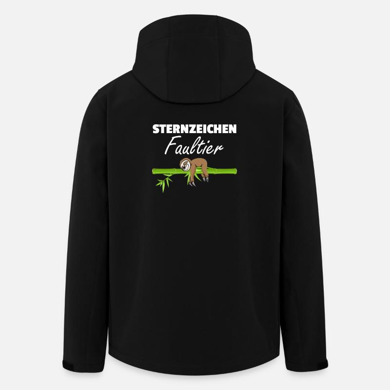 Sternzeichen Faultier Loading - Recycelte Männer Softshell-Jacke von Stanley/Stella - Schwarz