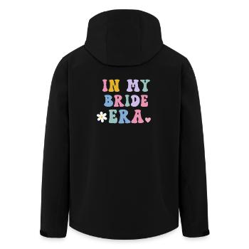 À l’époque de ma mariée mariée - Veste softshell homme en polyester recyclé Stanley/Stella - noir - Dos - AI Model Male 185 light (185cm)