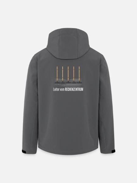 Leiter Vom Rechenzentrum Gartenarbeit Gärtner - Recycelte Männer Softshell-Jacke von Stanley/Stella - Schwarz
