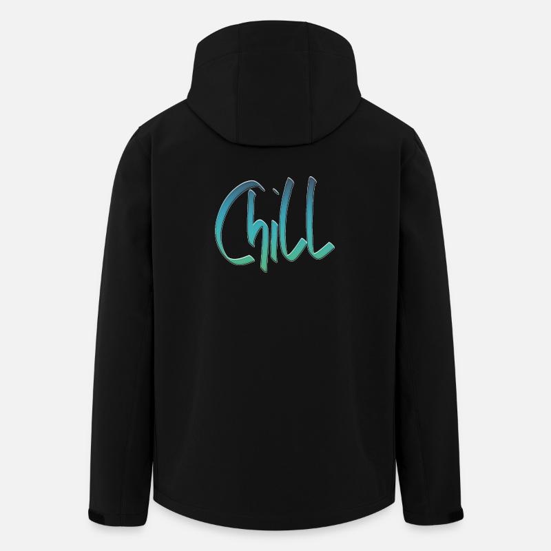 Chill again - Men’s Recycled Softshell Jacket by Stanley/Stella - black