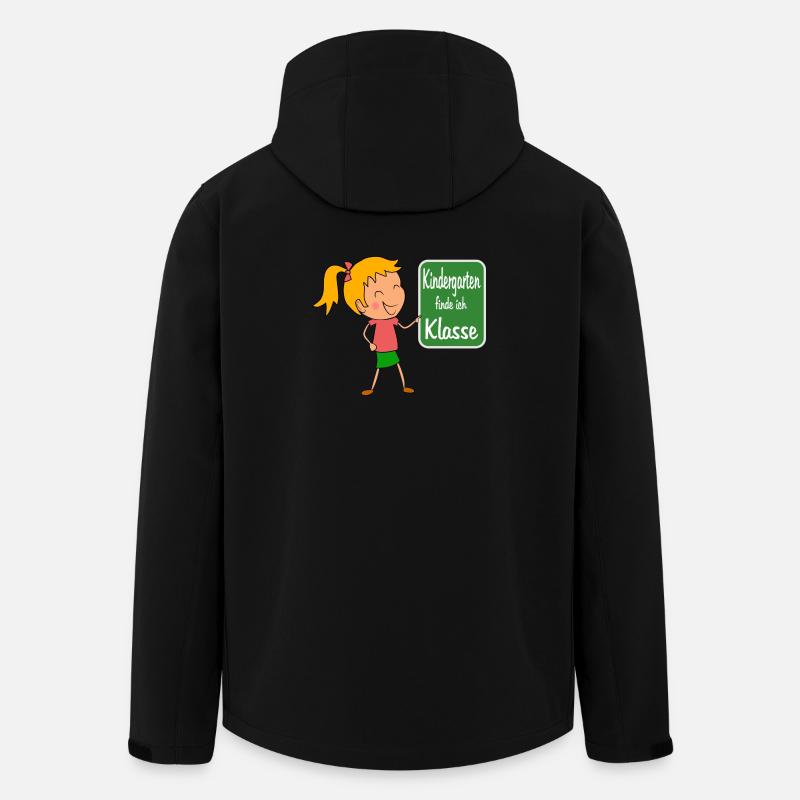 Kindergarten - Recycelte Männer Softshell-Jacke von Stanley/Stella - Schwarz