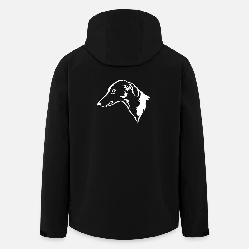 Azawakh Head « Black Edition » - Veste softshell homme en polyester recyclé Stanley/Stella - noir