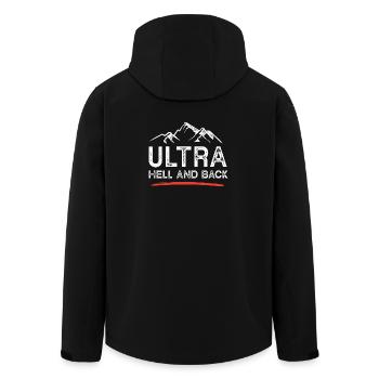 Ultra – Enfer et retour - Veste softshell homme en polyester recyclé Stanley/Stella - noir - Dos - AI Model Male 185 light (185cm)